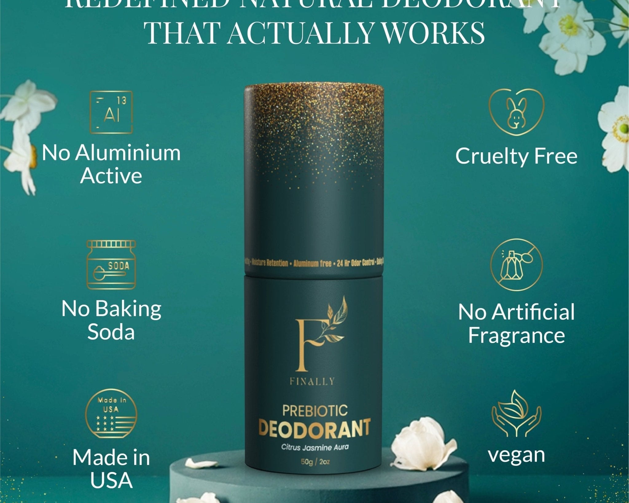 Benefits of Using a Prebiotic Deodorant - Finally All Natural