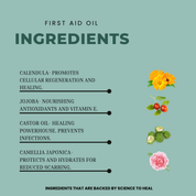 100% Natural Calendula Owie Oil Blend - Finally All Natural