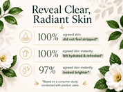 Natural Face Wash & Toner for Sensitive Skin | Cucumber + Kaolin Clay