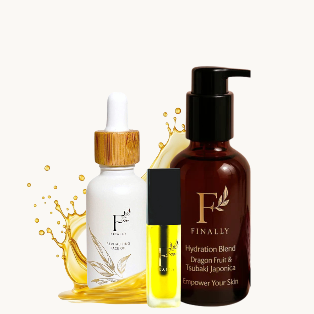 Image of lightweight face oil, dry oil for face, the best lip oil and body oil for glowing skin