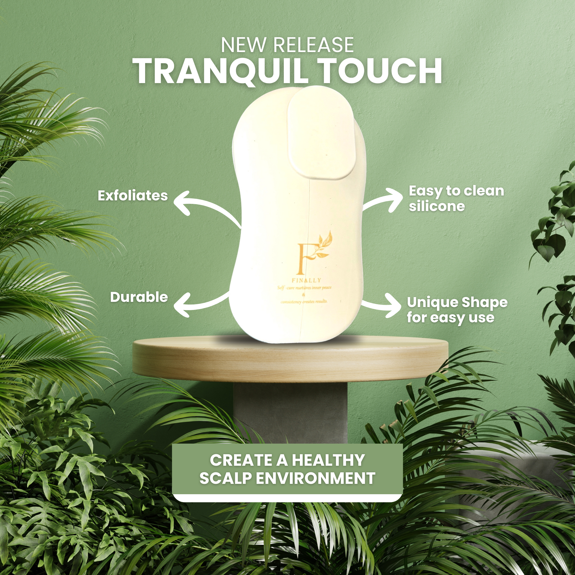 Custom Shape Shampoo Brush Scalp Massager