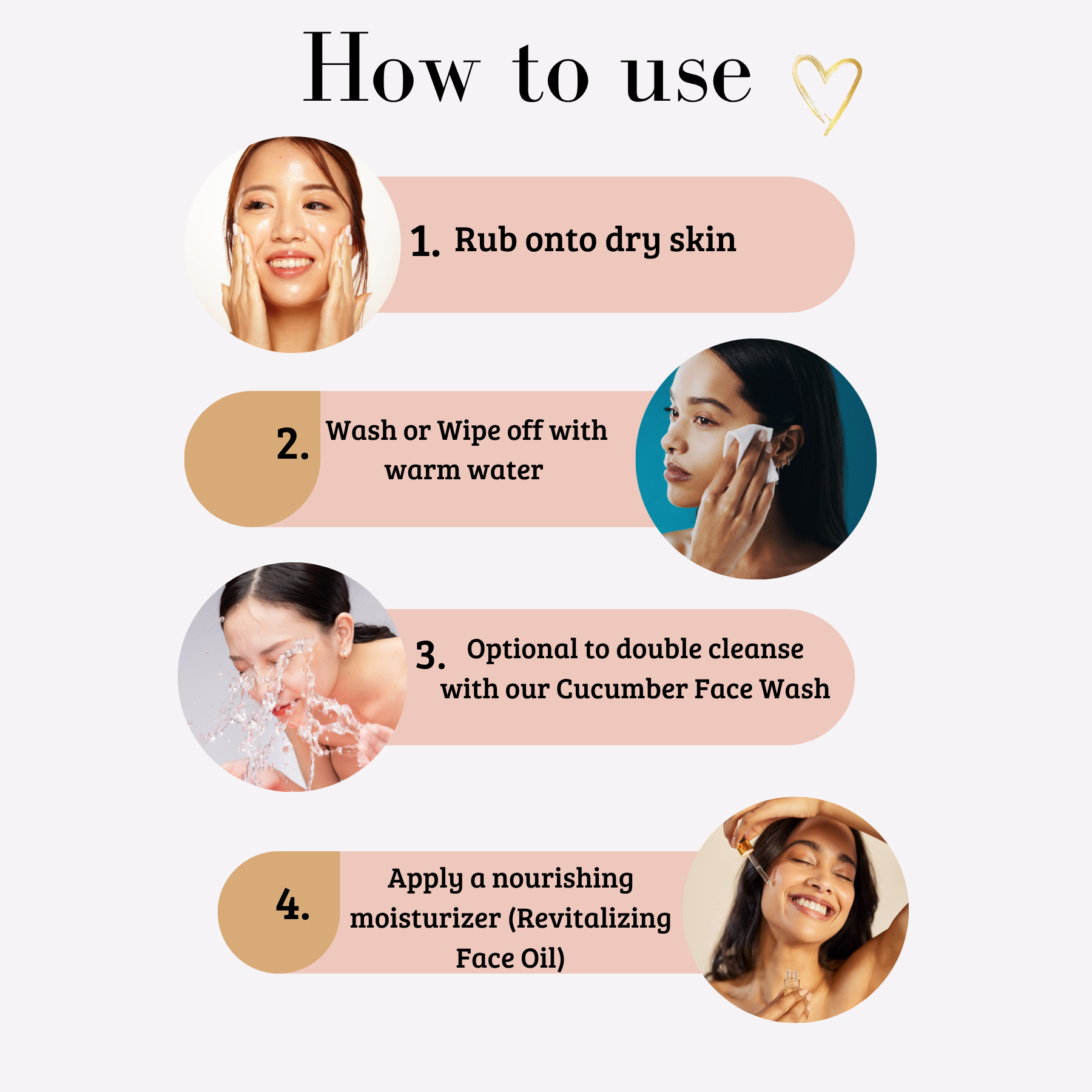 Organic Moisturizing Makeup Remover Oil