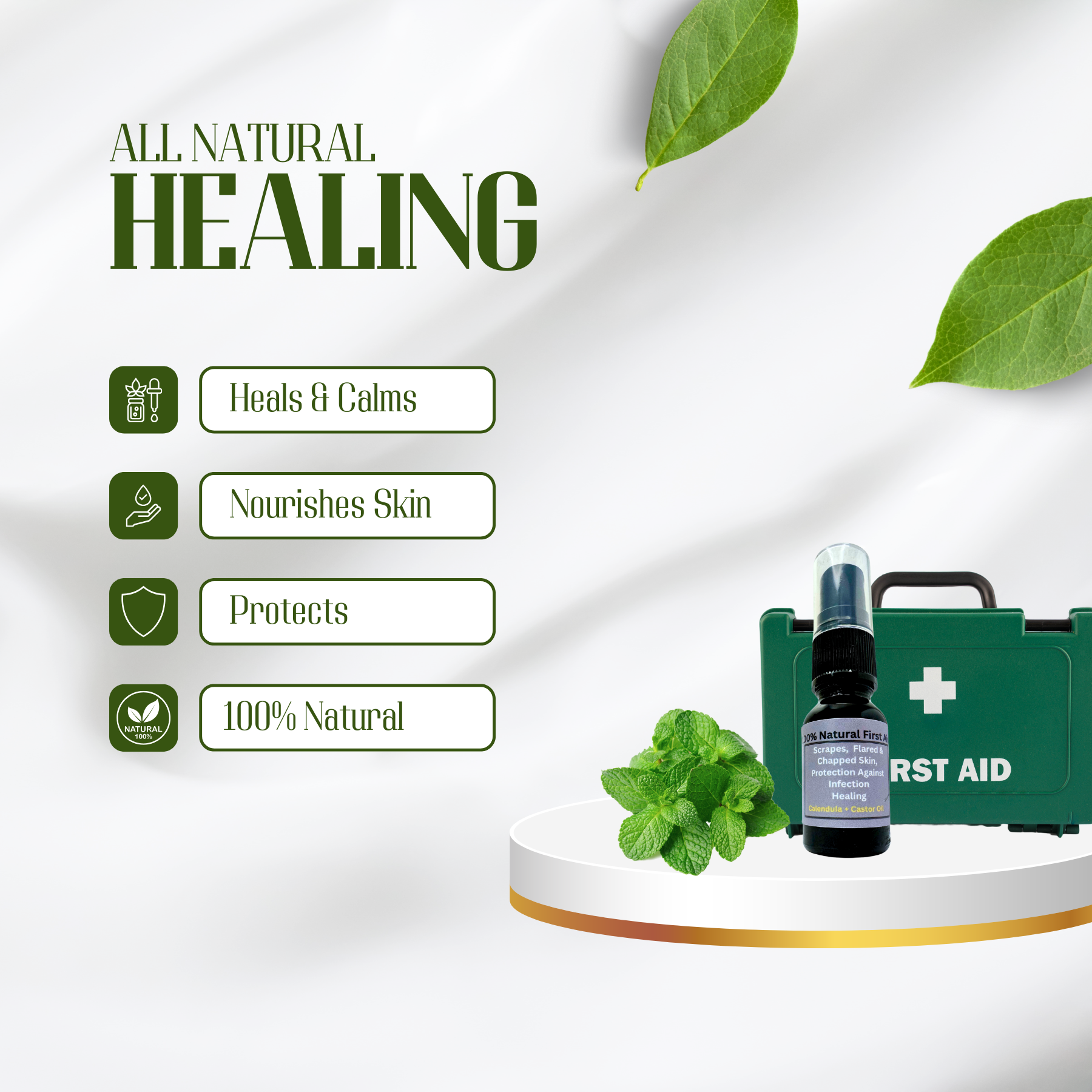 Natural Calendula Comfort Care Oil For Distressed Skin