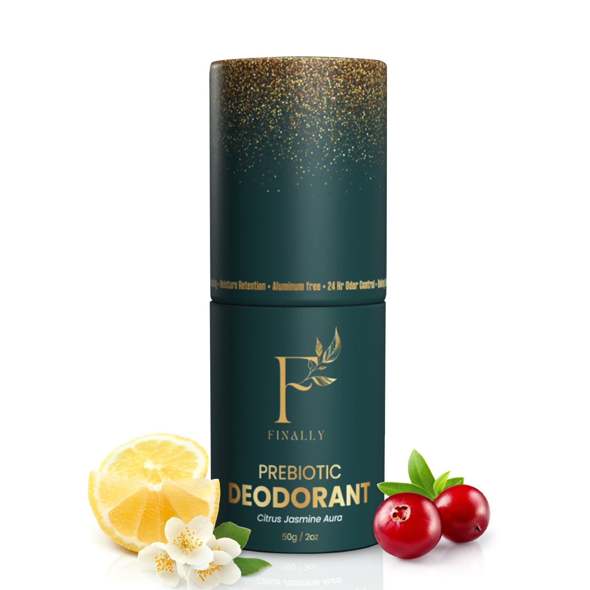All Natural Prebiotic Jasmine Deodorant | Aluminum - Free - Finally All Natural