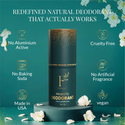 All Natural Prebiotic Jasmine Deodorant | Aluminum - Free - Finally All Natural
