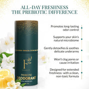 All Natural Prebiotic Jasmine Deodorant | Aluminum - Free - Finally All Natural