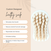 Silicone Shampoo Brush Scalp Massager - Finally All Natural