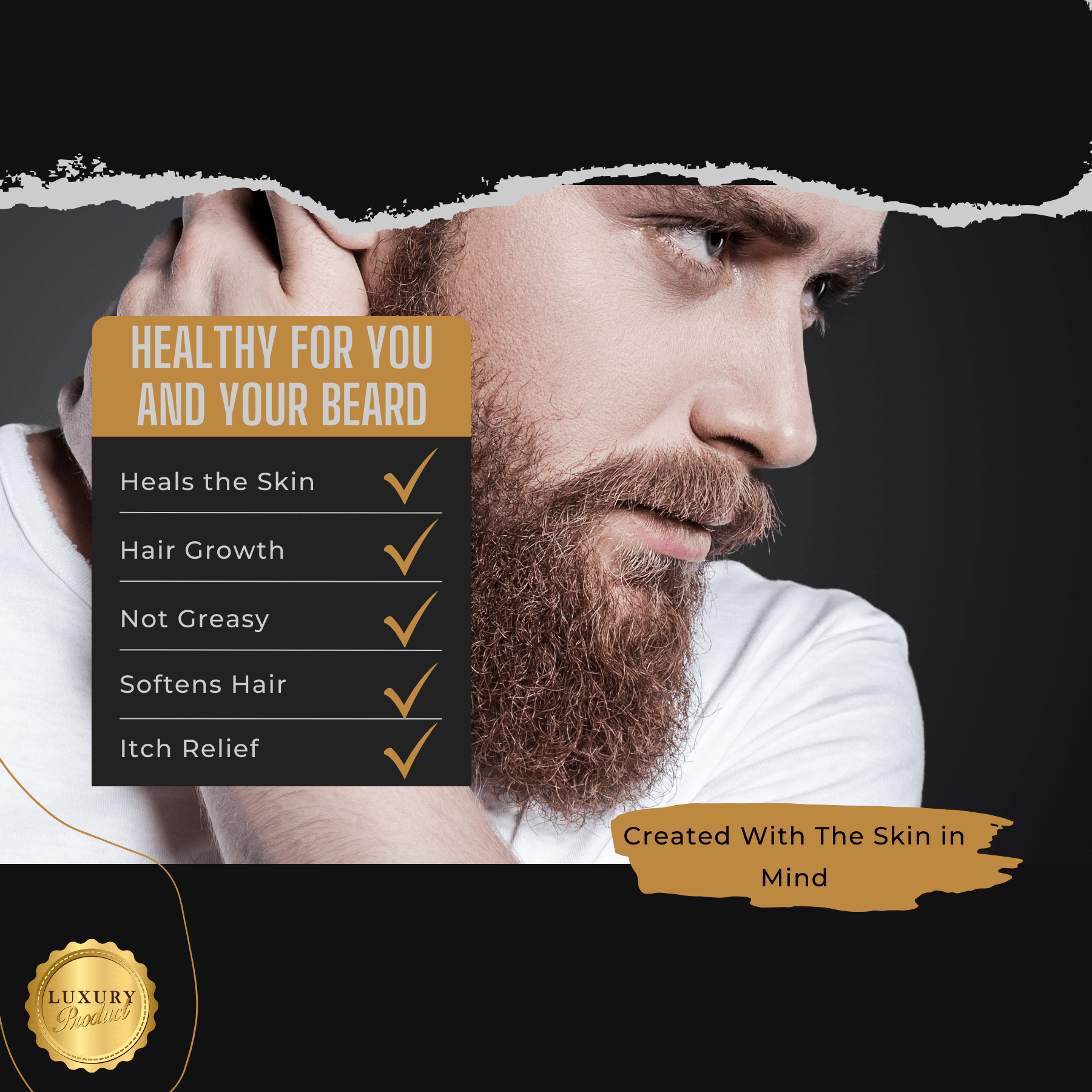 Natural Beard Oil | Pre - Shave & Aftershave - Finally All Natural
