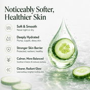 Natural Face Wash & Toner for Sensitive Skin | Cucumber + Kaolin Clay - Finally All Natural