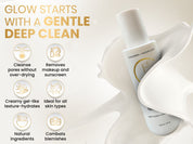 *New* Dual Action Natural Face Wash & Toner | Cucumber + Kaolin Clay - Finally All Natural