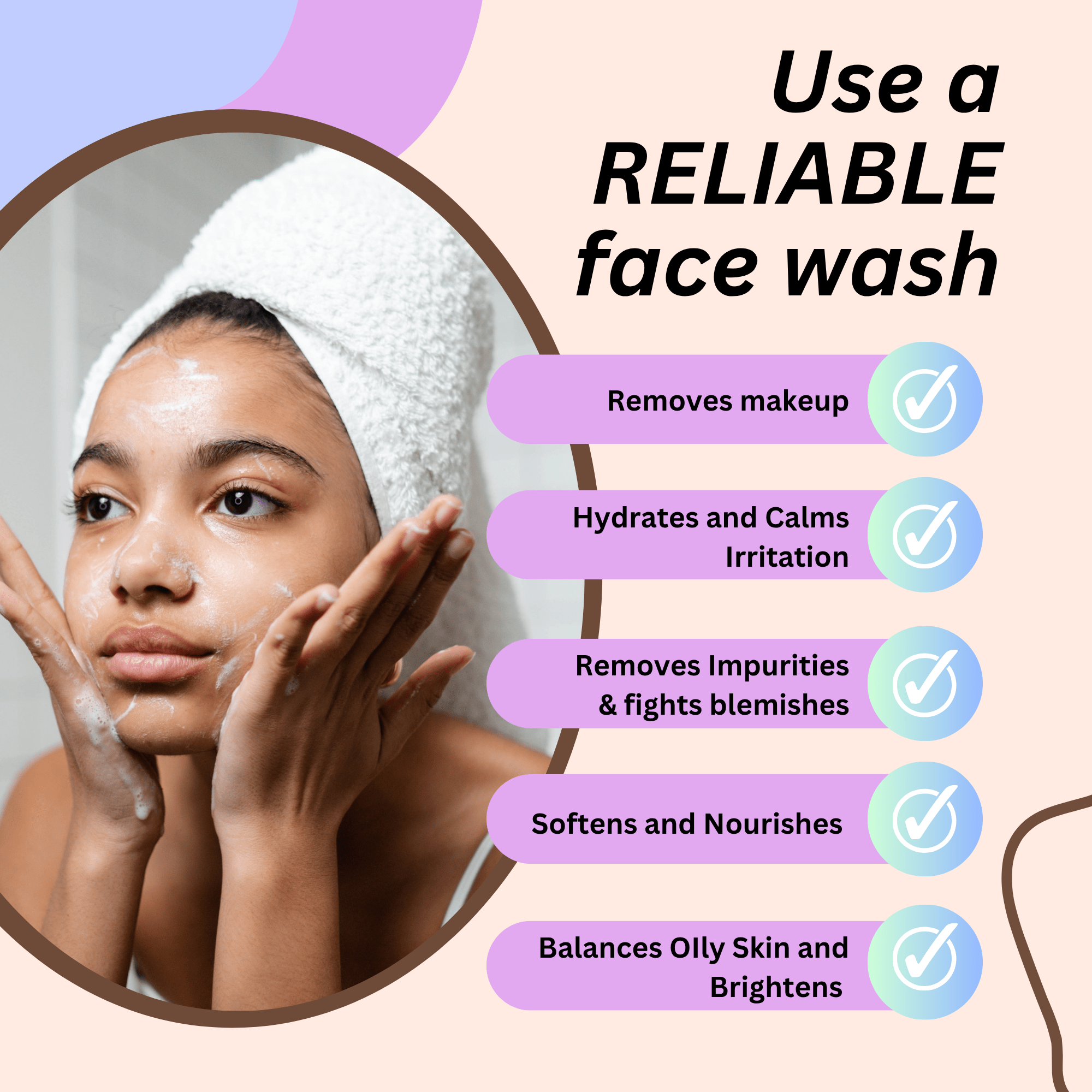 *New* Dual Action Natural Face Wash & Toner | Cucumber + Kaolin Clay - Finally All Natural