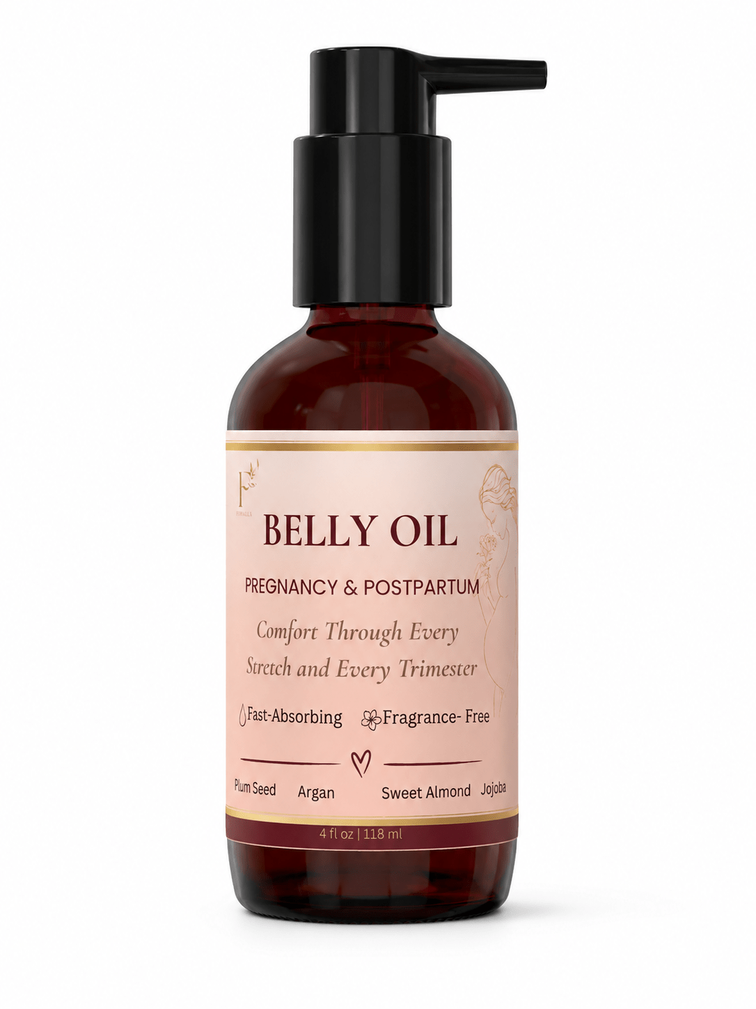 Pregnancy Belly Oil for Stretching Skin - Finally All Natural
