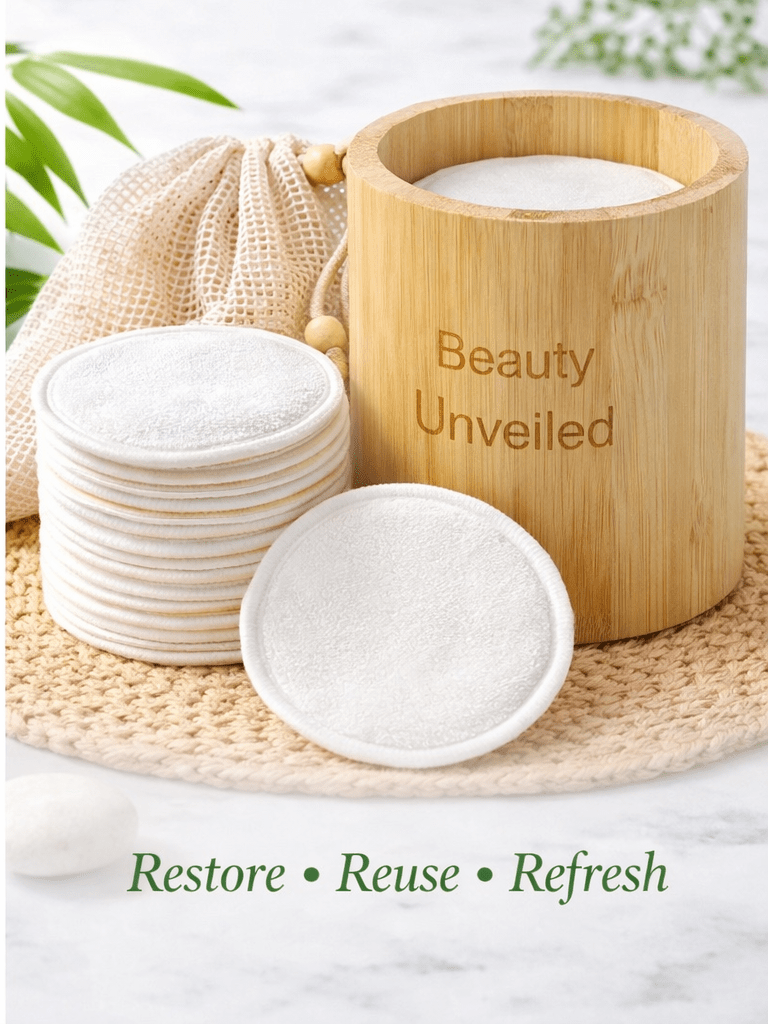Reusable Bamboo Pad Set with Bamboo Box - Finally All Natural
