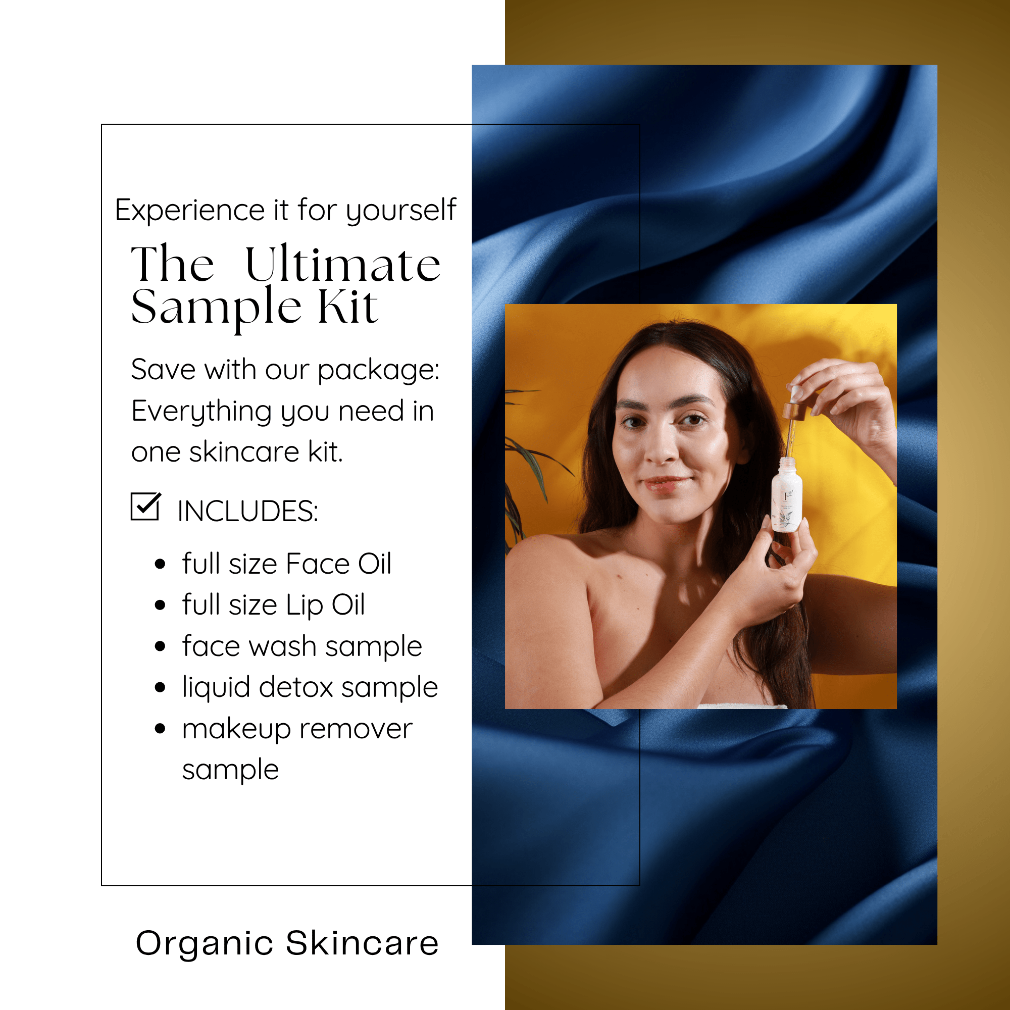 Skin Enhancing Sample Kit Skincare Set - Finally All Natural