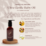 Ultra Gentle Baby Oil | Toddler & Kids - Finally All Natural