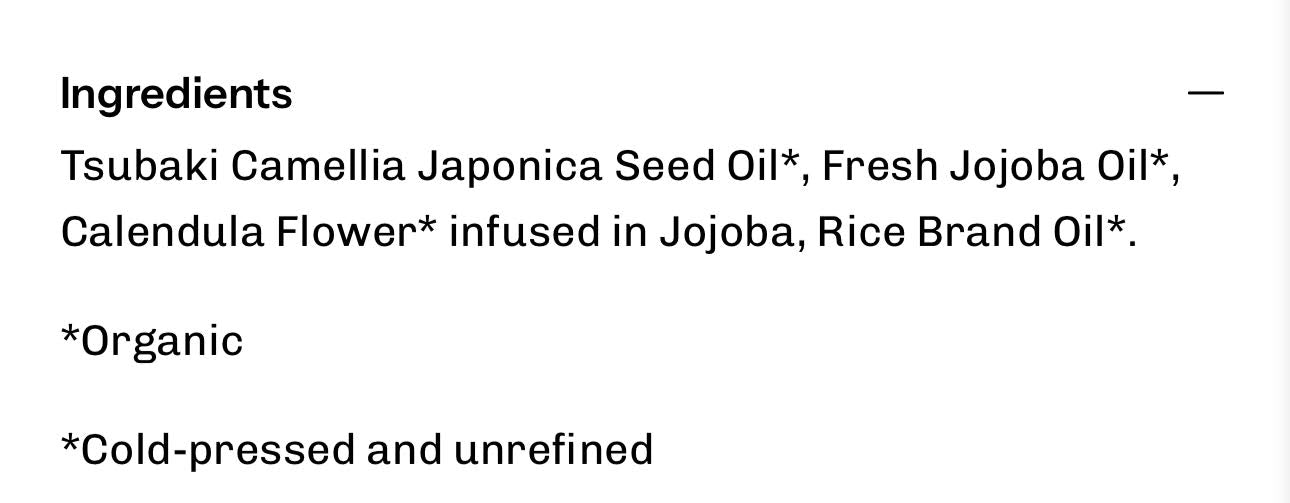 100% Organic Revitalizing Face Oil