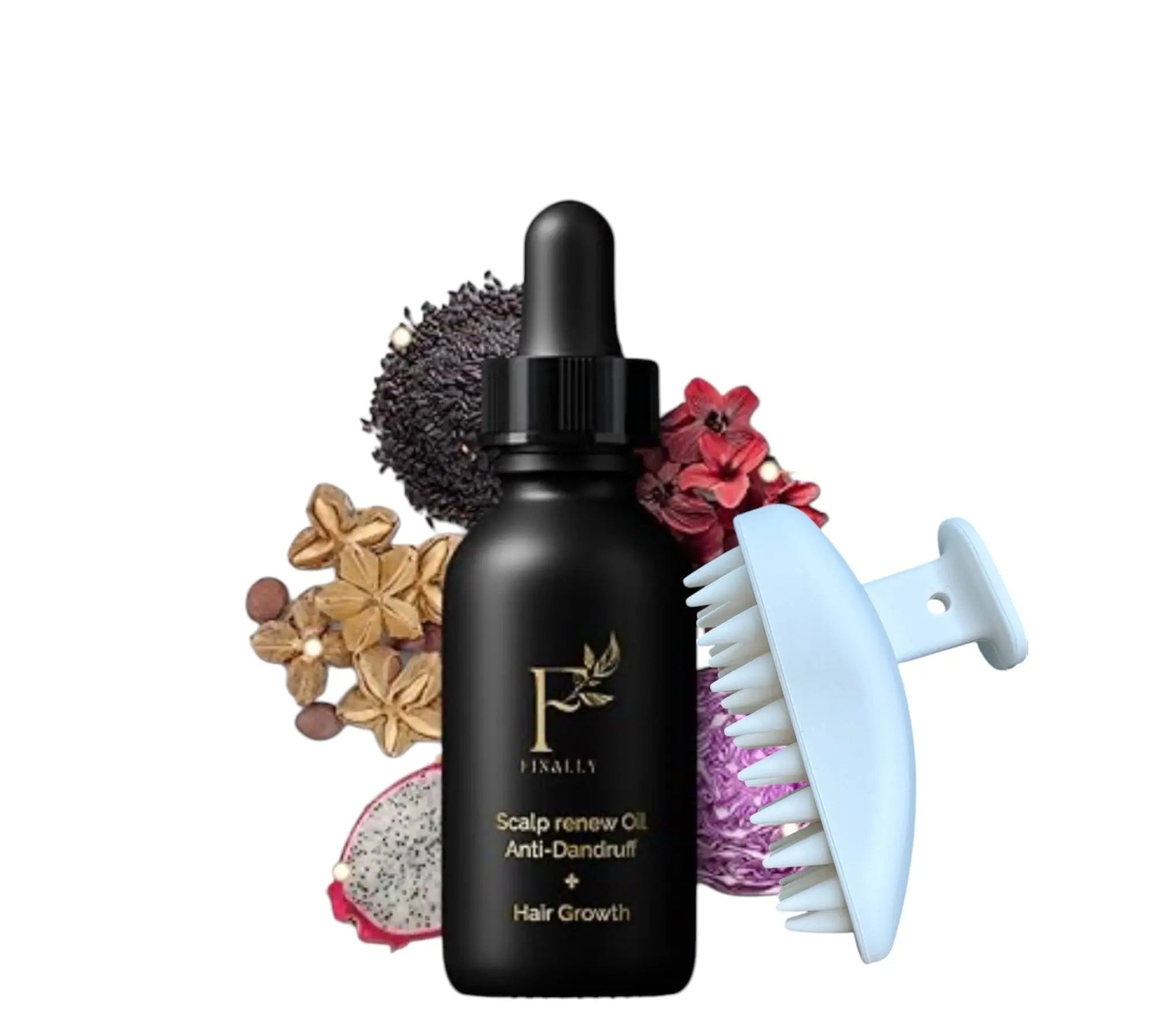 Vegan Hair Growth + Scalp Relief Oil Set - Finally All Natural